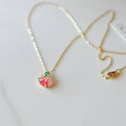 Oh So Lovely Peach Necklace 