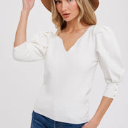PUFF SHORT SLEEVE PULLOVER