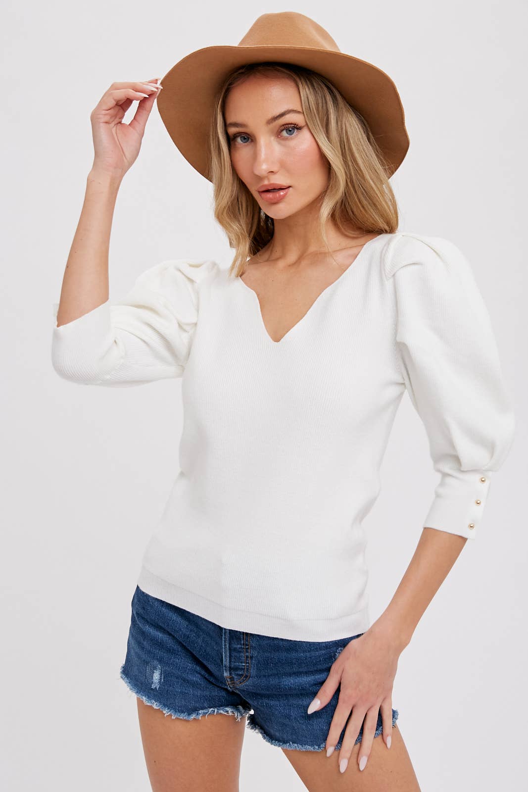 PUFF SHORT SLEEVE PULLOVER