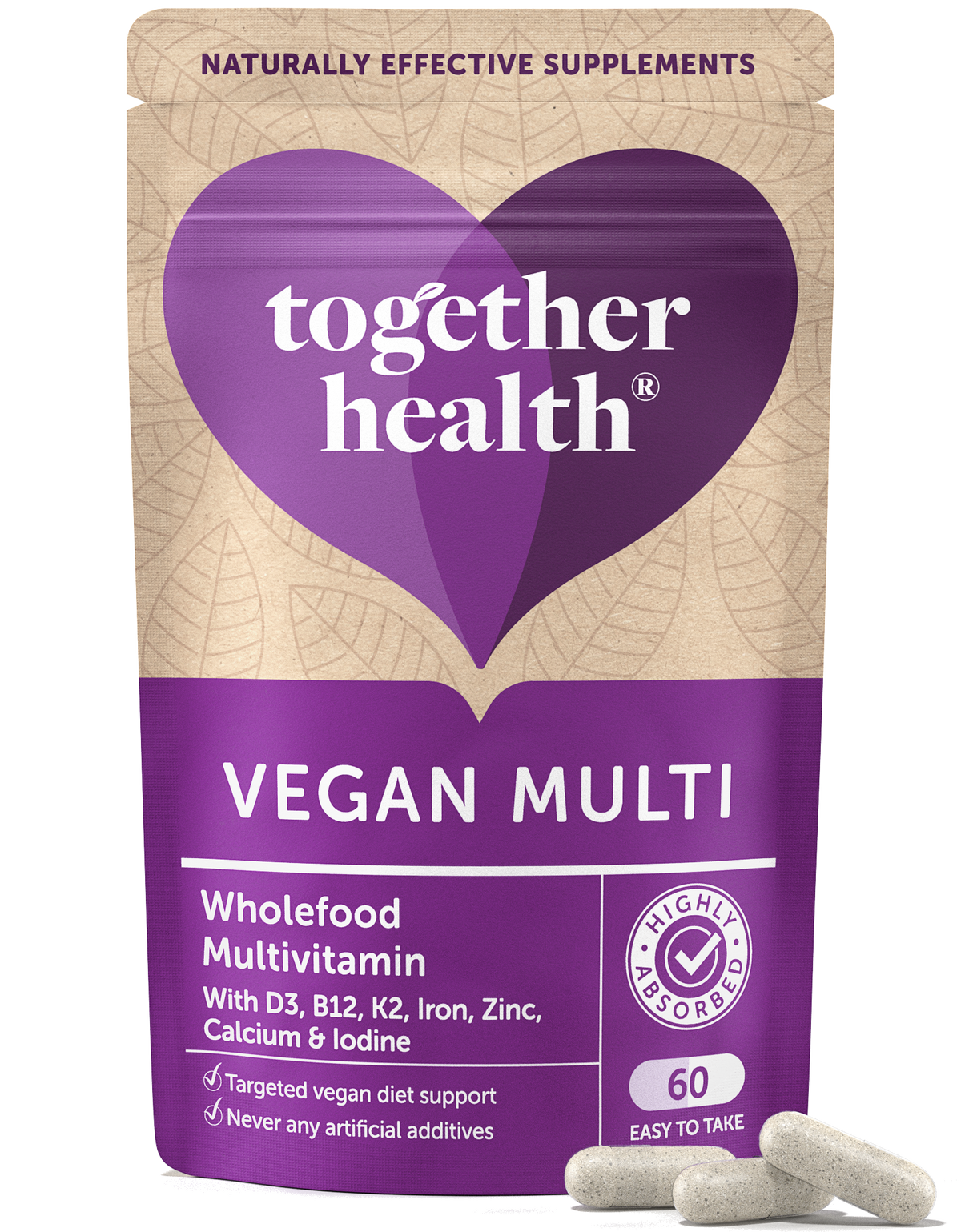 Together Health Vegan Multi – Vegan Supplement - 60 Capsules