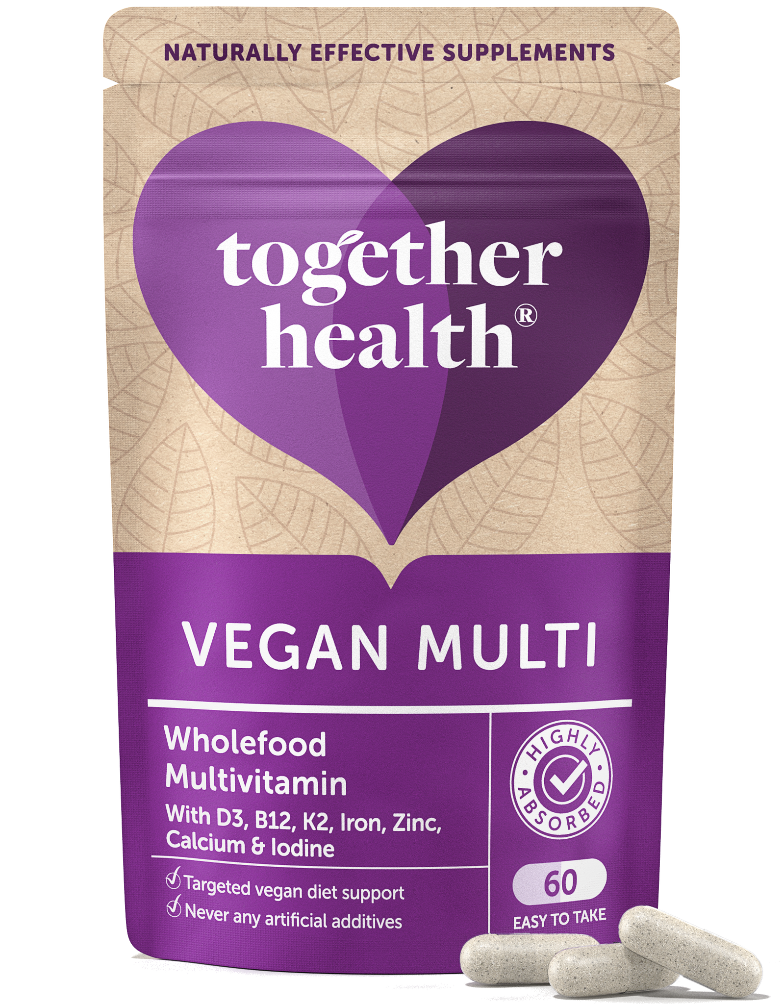 Together Health Vegan Multi – Vegan Supplement - 60 Capsules