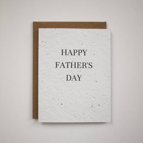 THE GOOD CARD 
Plantable Greeting Card - Happy Father's Day