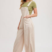 BLUIVY CARGO DRAWSTRING OVERALL JUMPSUIT