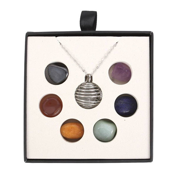Chakra Gemstone Crystal Healing Necklace Kit