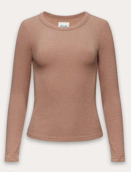 KUWALLA Plush Rib Long Sleeve