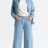 DAZE MADISON DRAW STRING- MID RISE WIDE LEG-WHIMSY