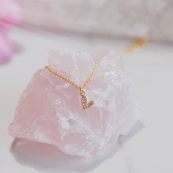 OH SO LOVELY CHERISH / Dainty Heart Charm Necklace