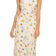 MINK PINK CARMEN ONE SHOULDER MIDI DRESS
