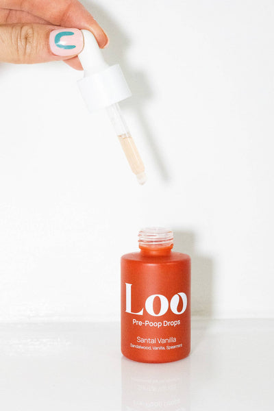 Loo Pre-Poop Toilet Drops — Santal Vanilla