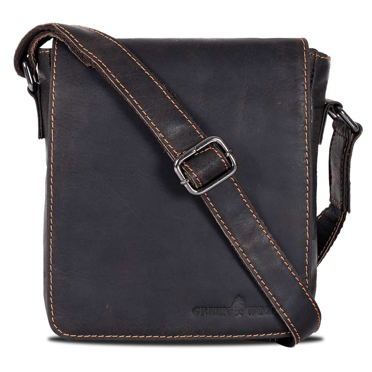 GREENWOOD LEATHER Leather Shoulder Bag Luna
