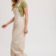 BLUIVY CARGO DRAWSTRING OVERALL JUMPSUIT
