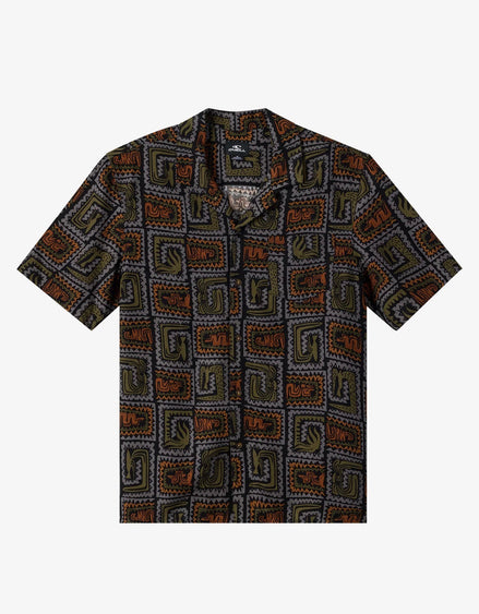 ONEILL RELAXED WOVEN SS CAMP SHIRT