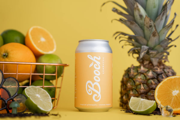 BOOCH Kombucha -Tropical Pineapple Can