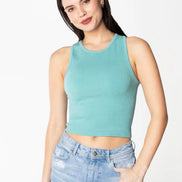 C’EST MOI BAMBOO RIBBED TANK