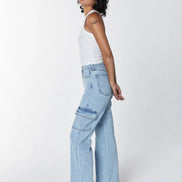 UNPUBLISHED JOLENE CARGO HIGH RISE RELAXED FLARE