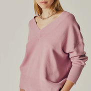 DELUC BLOSSOM OPEN BACK SWEATER