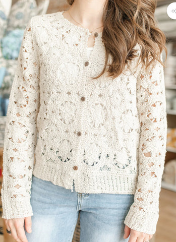 Rd Style JINY LONG SLEEVE V-NECK CARDIGAN