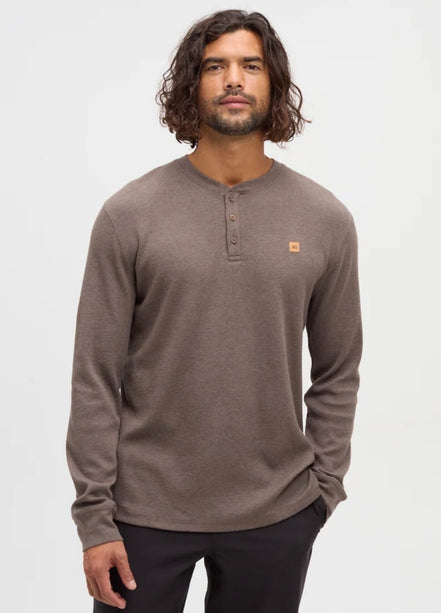 TENTREE M FREEMONT TreeWaffle Henley Longsleeve