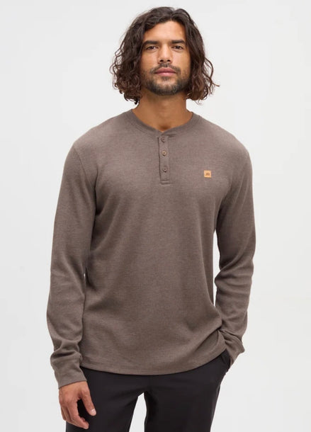 TENTREE M FREEMONT TreeWaffle Henley Longsleeve