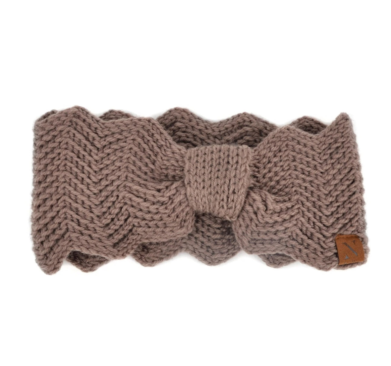 WOMENS KNOTTED KNIT HEADBAND