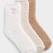 LEMON 3PK WOMENS NON TERRY LOVER COZY
CREW
