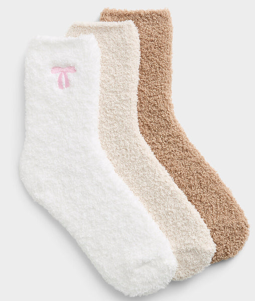 LEMON 3PK WOMENS NON TERRY LOVER COZY
CREW