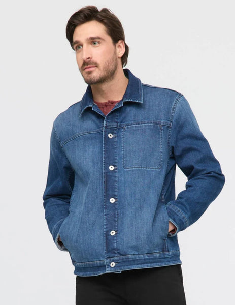 DUER Tech Fleece Denim Jacket