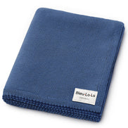 Bleu La La 100% Organic Luxe Baby Blanket