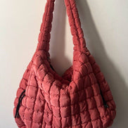24 POPS Oversized Quilted Carryall Crossbody Bag