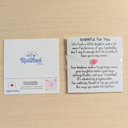 UPLIFTED INK Grateful for You Friendship Card – Mini Appreciation Card
