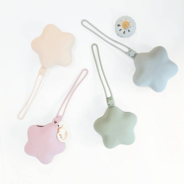 Baby Bliss Star Pacifier Holder Case