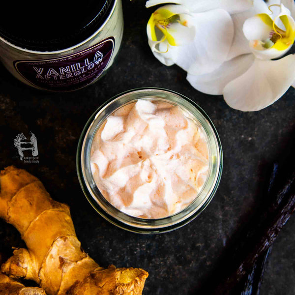 Badgerface Warm Vanilla Sugar Scrub. Cute Gift Items for Women.