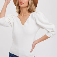 PUFF SHORT SLEEVE PULLOVER