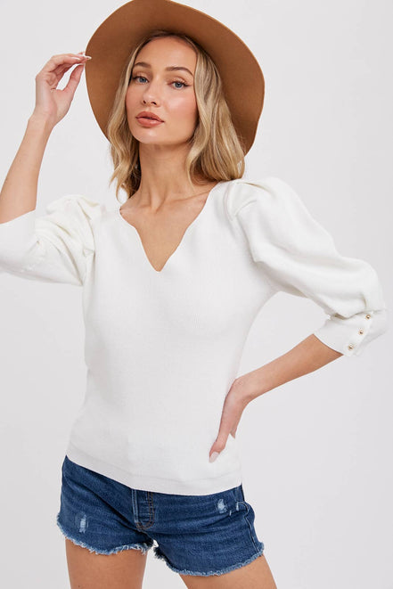 PUFF SHORT SLEEVE PULLOVER