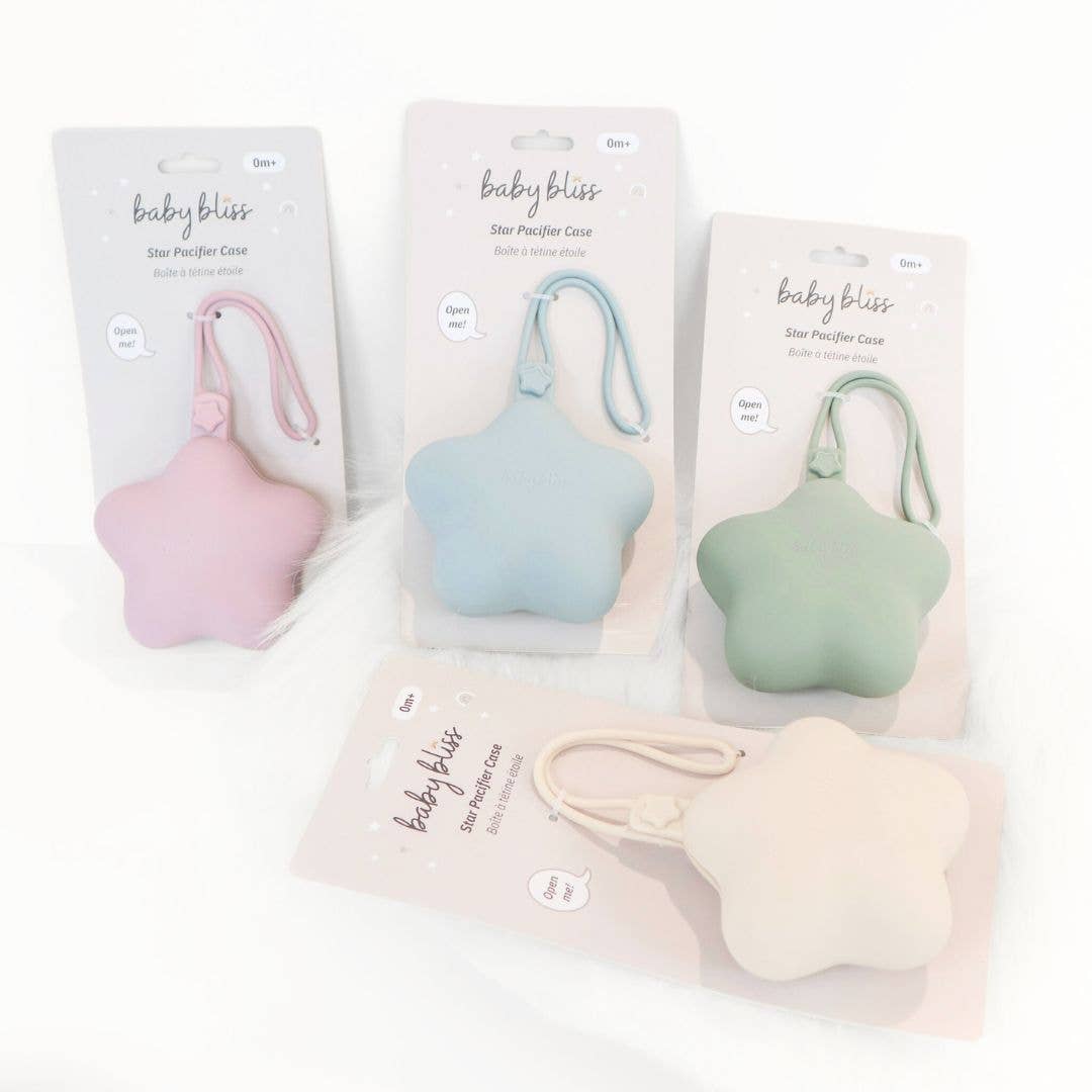 Baby Bliss Star Pacifier Holder Case