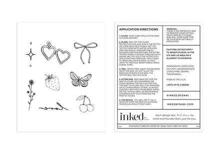 INKED BY DANI SEMI-PERMANENT TATTOOS: DREAMY PACK