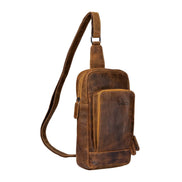 GREENWOOD LEATHER Leather Crossbody Bag Hamilton GW6806