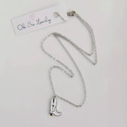Kataleya Cowboy Boot Necklace 