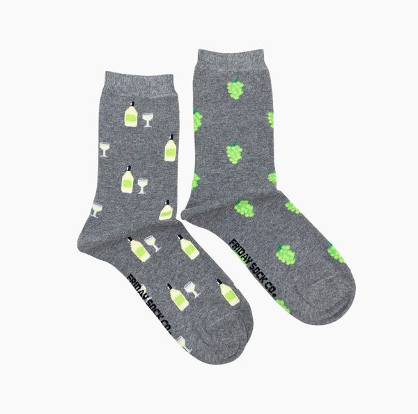 FRIDAY SOCK & CO WOMEN’S MISMATCHED SOCKS- BEVERAGES