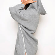 TOFINO THE COCOON | Women's Muslin Surf Poncho-ONE SIZE