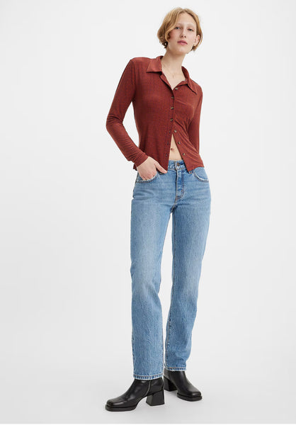 LEVIS MIDDY STRAIGHT HIGH RISE L-31