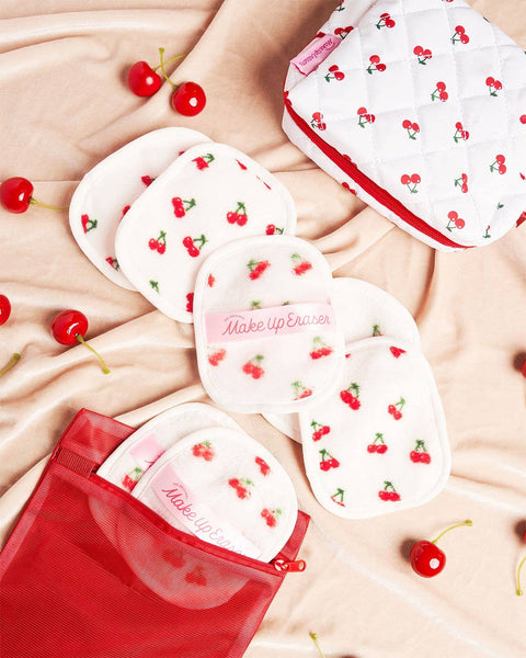 MakeUp Eraser Cherry Crush 7-Day Set & Makeup Bag Gift Set