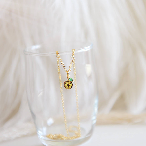 Oh So Lovely Lemon Drop necklace
