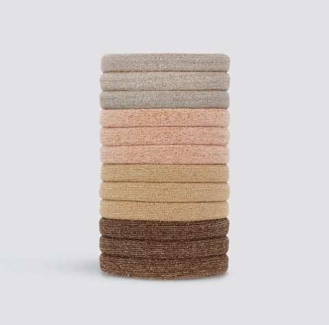 KITSCH RECYCLED NYLON GLITTER ELASTICS