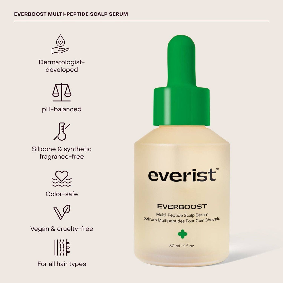 EVERIST Scalp Serum | EverBoost for Dry and Brittle & Thinning Hair