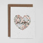 THE GOOD CARD Plantable Greeting Card - Mother's Day - Heart