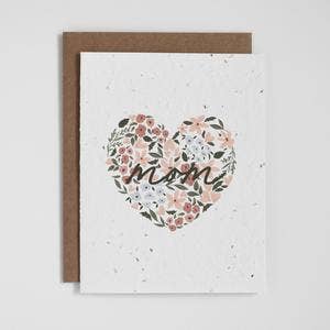 THE GOOD CARD Plantable Greeting Card - Mother's Day - Heart