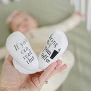 If you can read this Bring My Mom a Coffee® Baby Socks Gifts