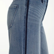 LIVERPOOL Super Stride Wide Leg With Shadow Cuff-Reflection