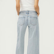 SILVER SUKI WIDE LEG CROP-WEST END